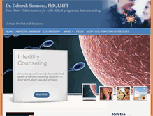 Tablet Screenshot of minneapolisinfertilitycounseling.com